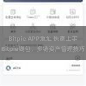 Bitpie APP地址 快速上手Bitpie钱包，多链资产管理技巧