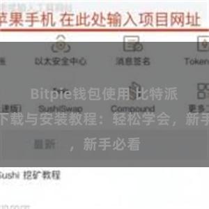 Bitpie钱包使用 比特派钱包下载与安装教程：轻松学会，新手必看