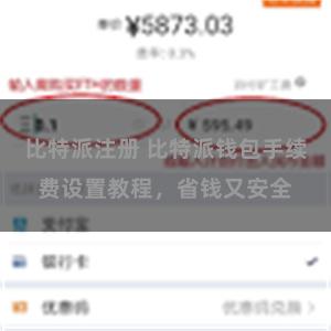 比特派注册 比特派钱包手续费设置教程，省钱又安全